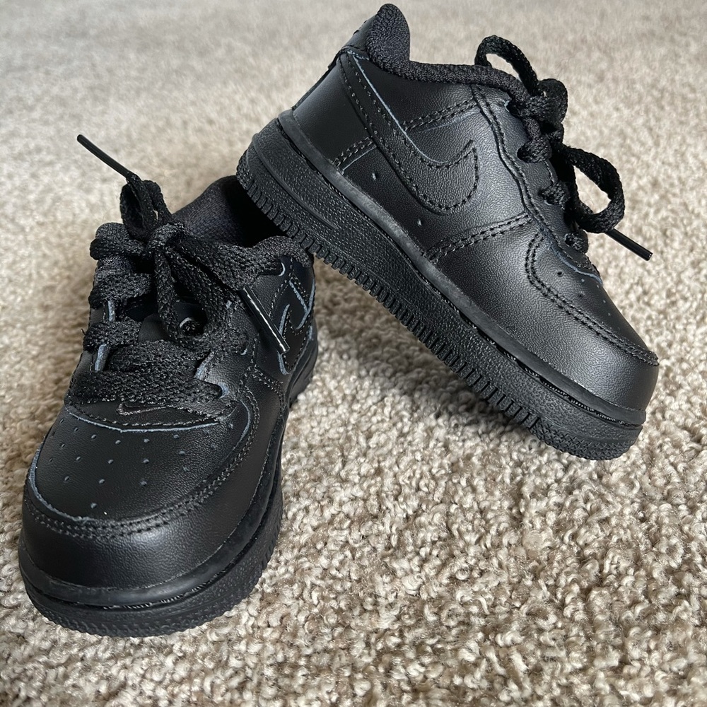 Toddler Black Nike Air Force 1